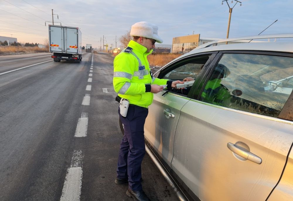 Acțiune de prevenire a polițiștilor de la rutieră  
