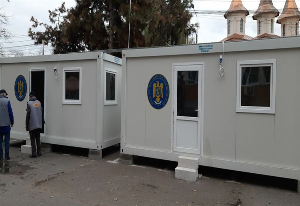 Construcții modulare pentru organizarea activității de vaccinare a populației împotriva Covid-19, a triajului epidemiologic al pacienților în 11 județe și municipiul București