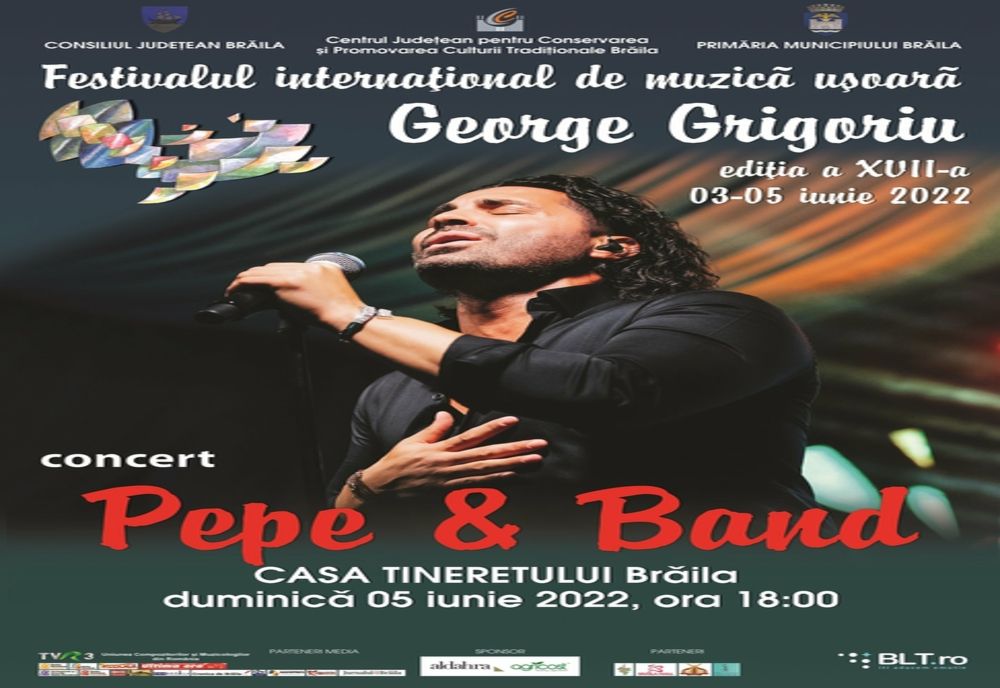 În ultima seară a Festivalului nternaţional de Muzică Uşoară George Grigoriu se vor decerna premiile iar Pepe va susține un recital