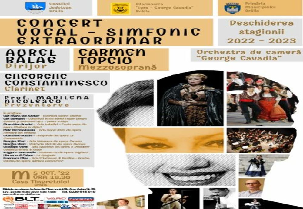 Deschidere de stagiune la Filarmonica Lyra George-Cavadia Brăila