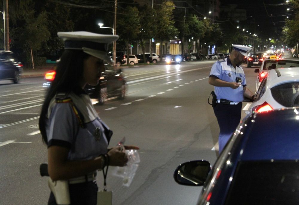 Șapte conducători auto au fost lăsați pietoni în urma acțiunilor desfășurate marți de polițiștii brăileni