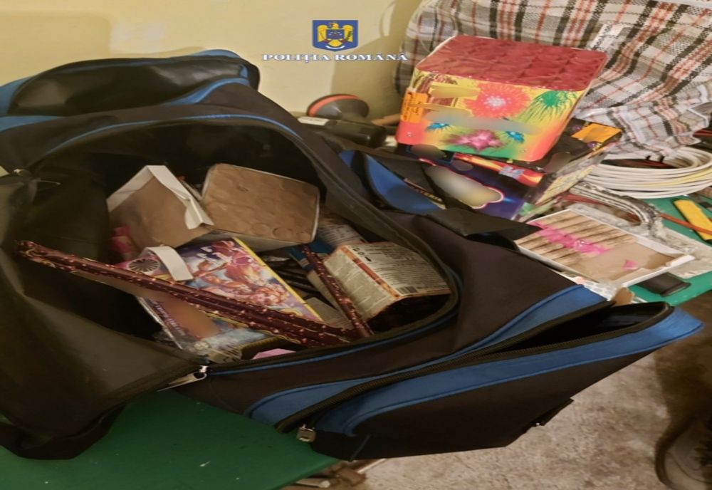 Un brăilean se prgătise cu 5 kg de matariale pirotehnice pentru Revelion, dar l-au depistat polițiștii cu ele în portbagajul mașinii