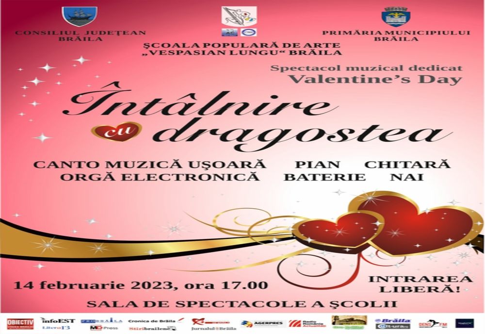 De Valentine’s Day, elevii Școlii Vespasian Lungu vă invită la spectacolul muzical „Întâlnire cu dragostea”