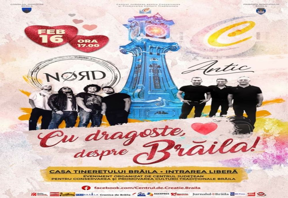Evenimentul cultural intitulat ”Despre Brăila, cu drag!” organizat de Centrul Județean pentru Conservarea și Promovarea Culturii Tradiționale Brăila