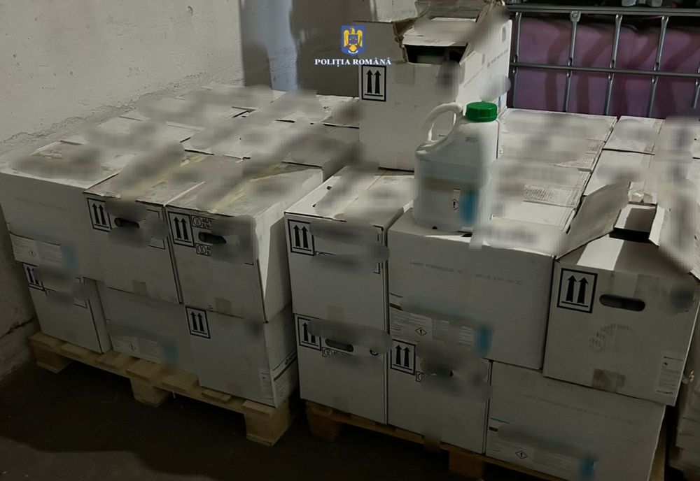 Substanțe neomologate și deșeuri periculoase descoperite și ridicate de polițiștii brăileni