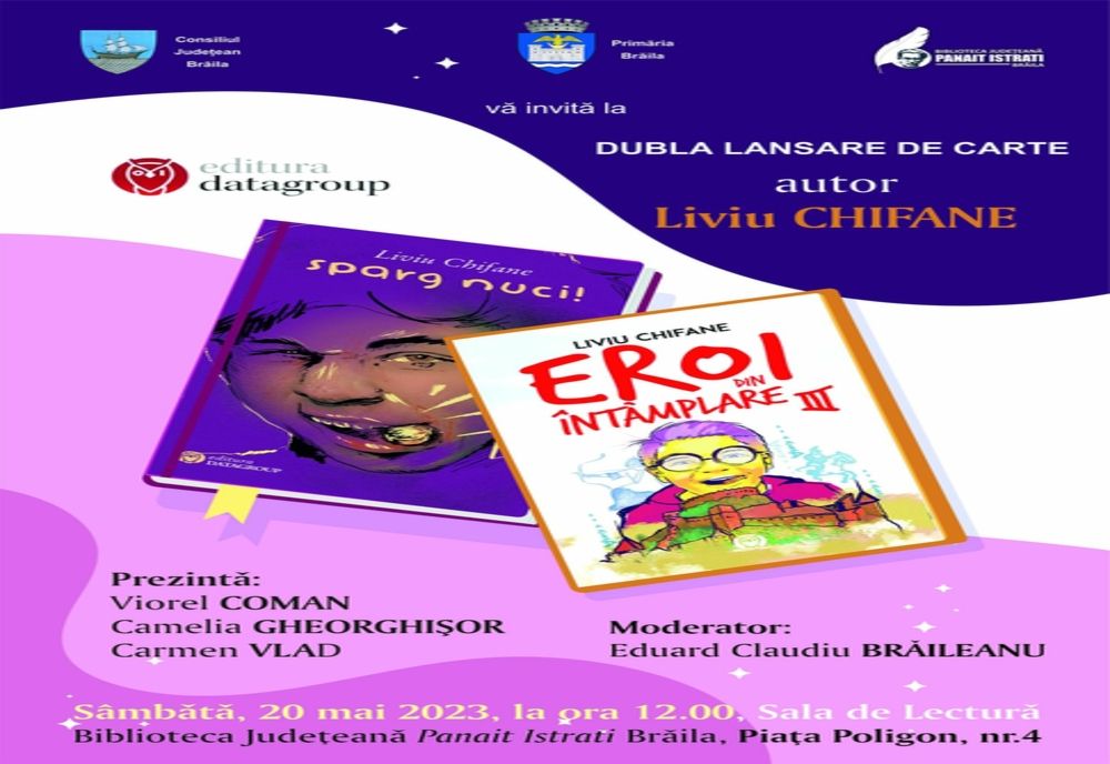 Dubla lansare de carte a scriitorului Liviu Chifane
