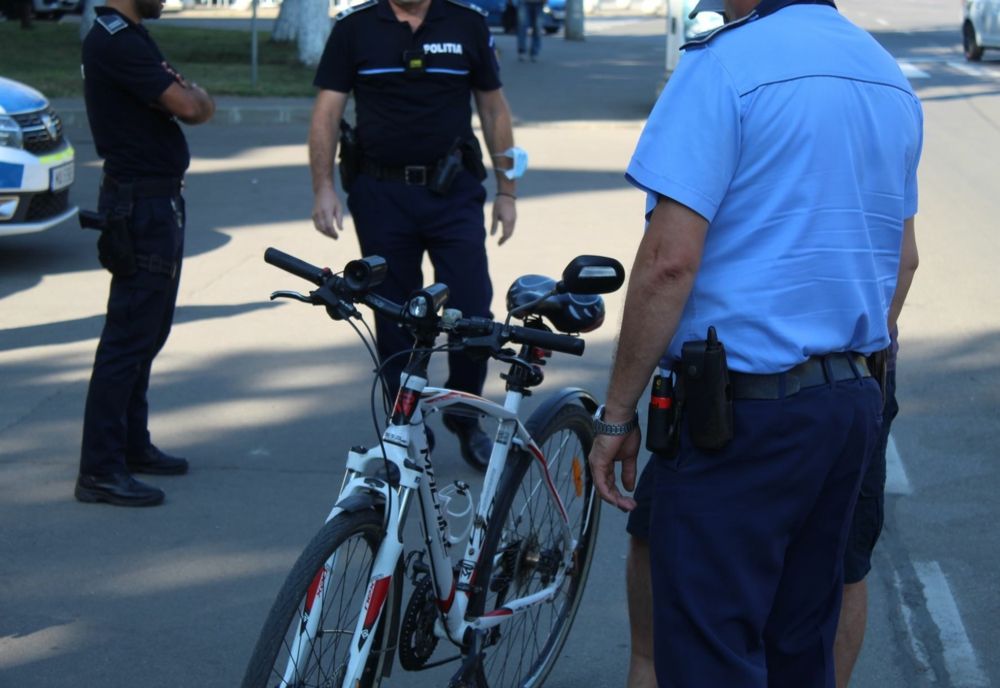 Biciclist băut, depistat de polițiști pe Bulevardul Dorobanților din municipiul Brăila
