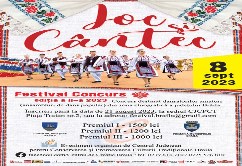 A doua ediție a Concursului județean de amatori ”Joc și cântec”