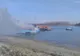 Imagini video de la incendiul barjei aflate pe Dunăre între Chiscani și Tichilești