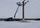 Copaci căzuți și localități fără energie electrică