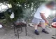 În situație de urgență, cinci brăileni făceau grătar în mijlocul unei străzi din municipiu