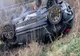 Doi tineri din Brăila s-au răsturnat cu mașina pe DN2B,  în afara localității Bentu 