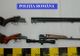 Arme de vânătoare reținute de polițiști