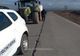 Tractor, cu remorcă neînmatriculată, depistat în trafic de polițiștii de frontieră brăileni