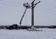 Copaci căzuți și localități fără energie electrică