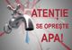 Atenție, se oprește apa!