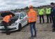 Video: Instruire a polițiștilor brăileni cu privire la conducerea autovehiculelor  în regim defensiv și în regim prioritar, pe aerodromul din orașul Ianca