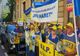 PROTEST PENTRU APĂRAREA LOCURILOR DE MUNCĂ ÎN ADMINISTRAŢIA PUBLICĂ, SĂNĂTATE ŞI ASISTENŢA SOCIALĂ